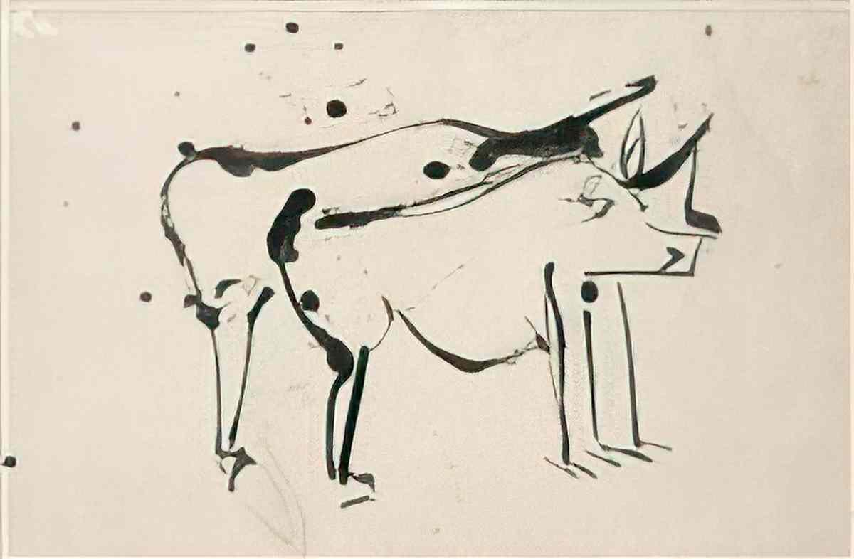 Willem de Kooning untitled230 2 Art A4 Photo Print
