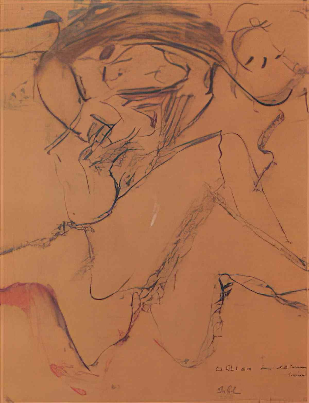 Willem de Kooning untitled235 2 Art A4 Photo Print