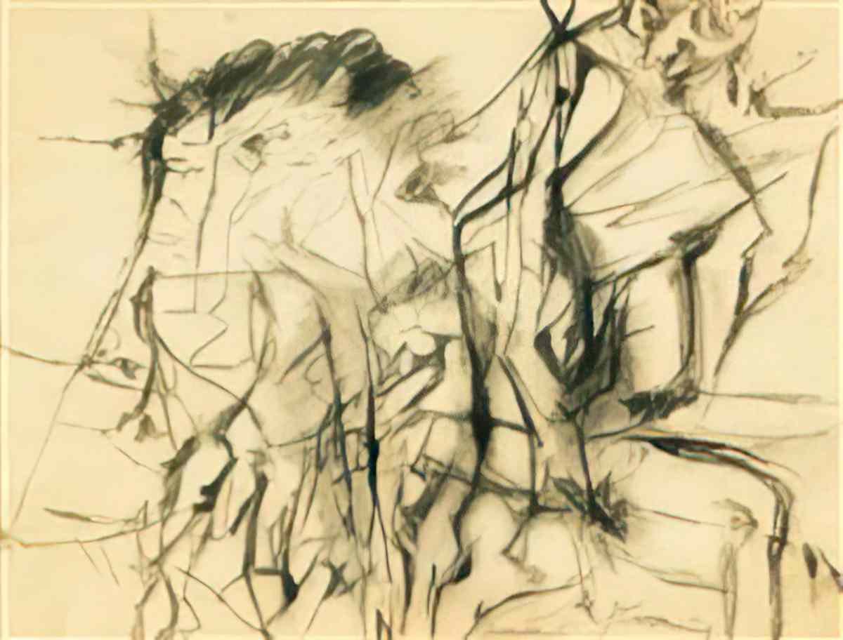 Willem de Kooning untitled240 2 Art A4 Photo Print