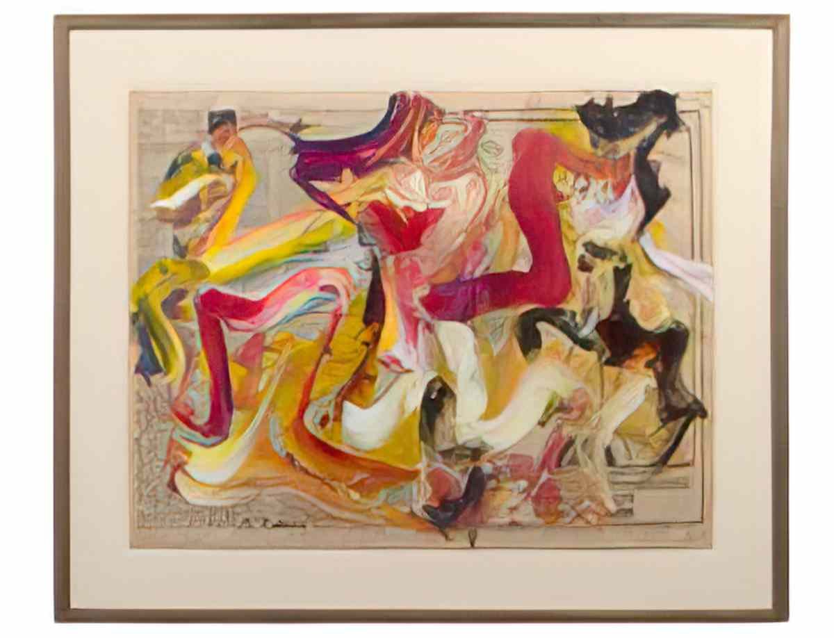 Willem de Kooning untitled241 Art A4 Photo Print