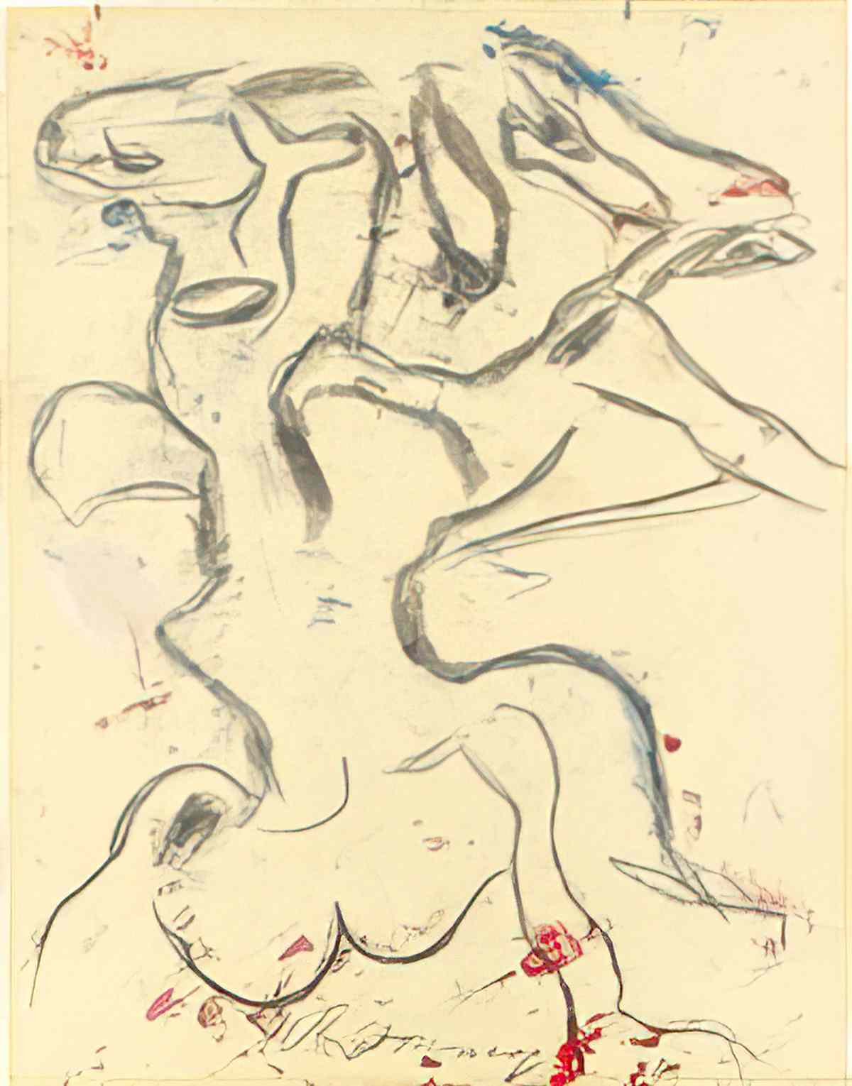 Willem de Kooning untitled246 Art A4 Photo Print