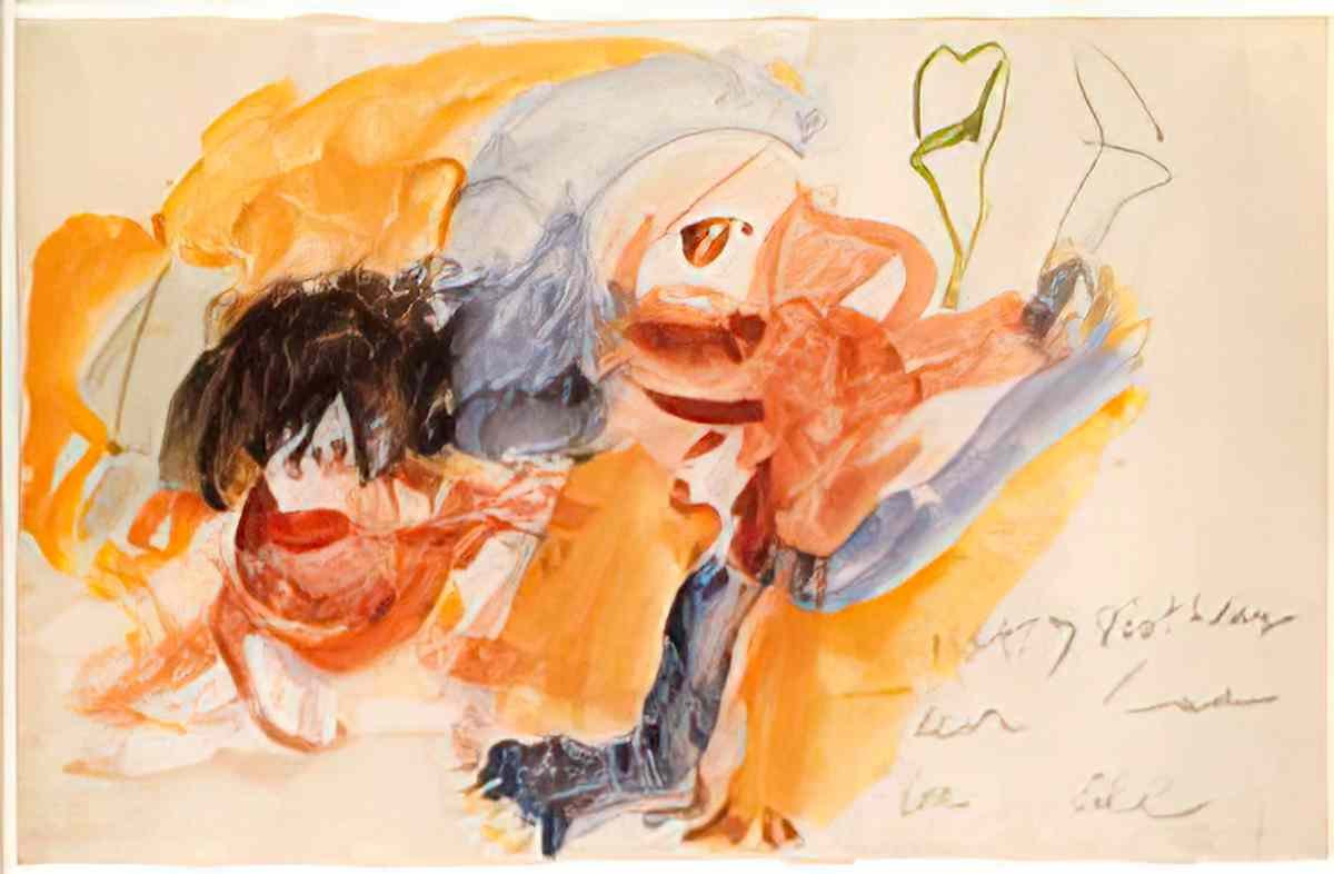 Willem de Kooning untitled247 2 Art A4 Photo Print