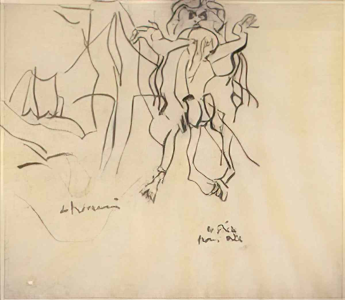 Willem de Kooning untitled249 2 Art A4 Photo Print