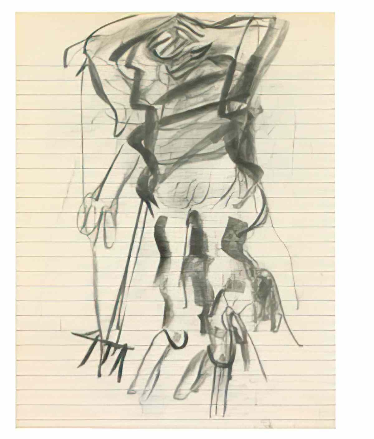 Willem de Kooning untitled25 2 Art A4 Photo Print