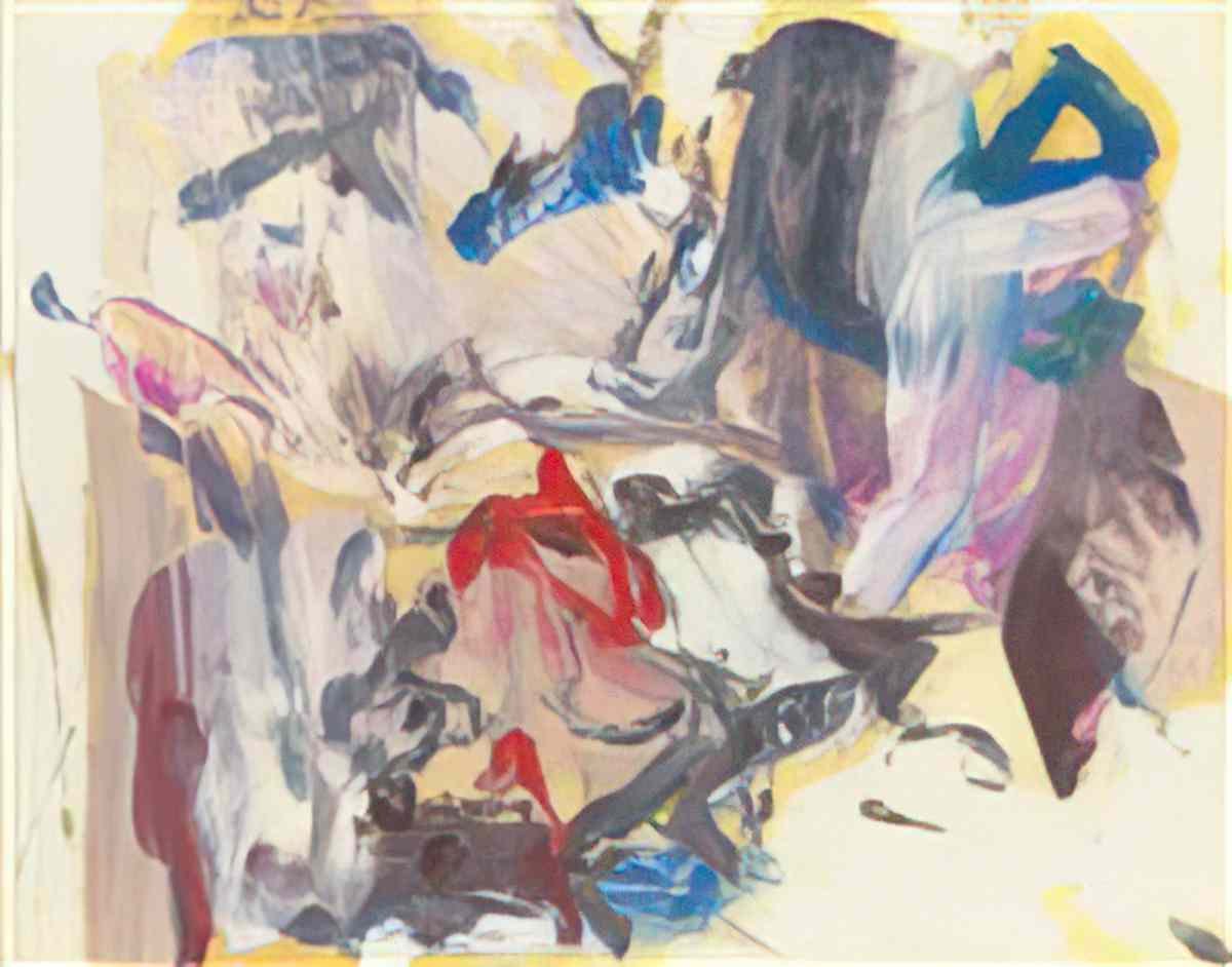 Willem de Kooning untitled254 Art A4 Photo Print