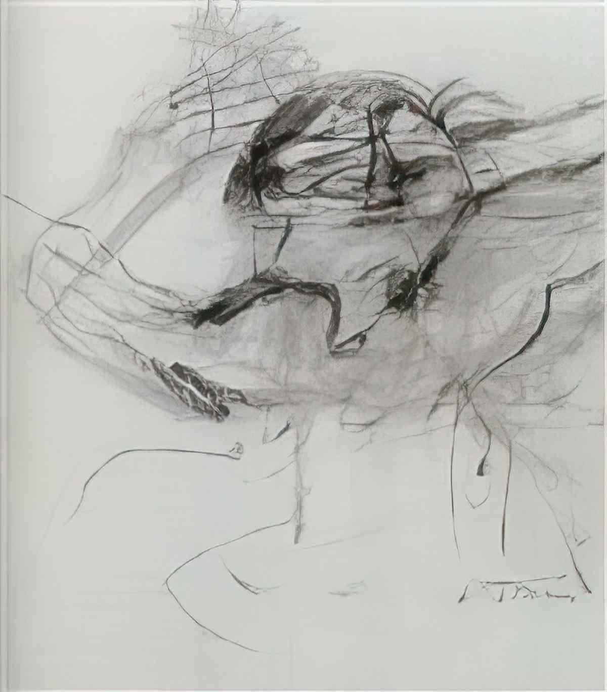 Willem de Kooning untitled256 2 Art A4 Photo Print