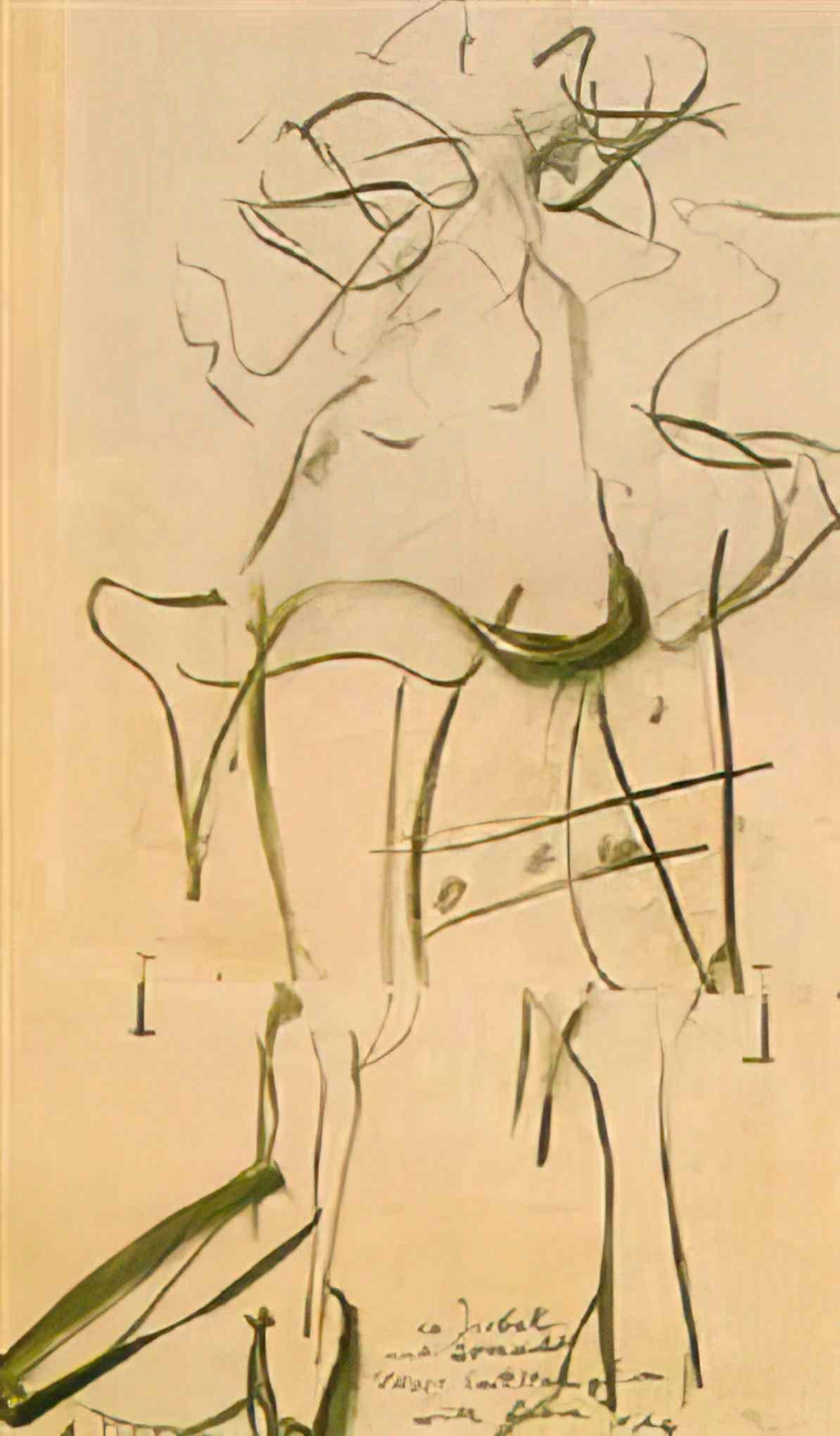 Willem de Kooning untitled263 2 Art A4 Photo Print