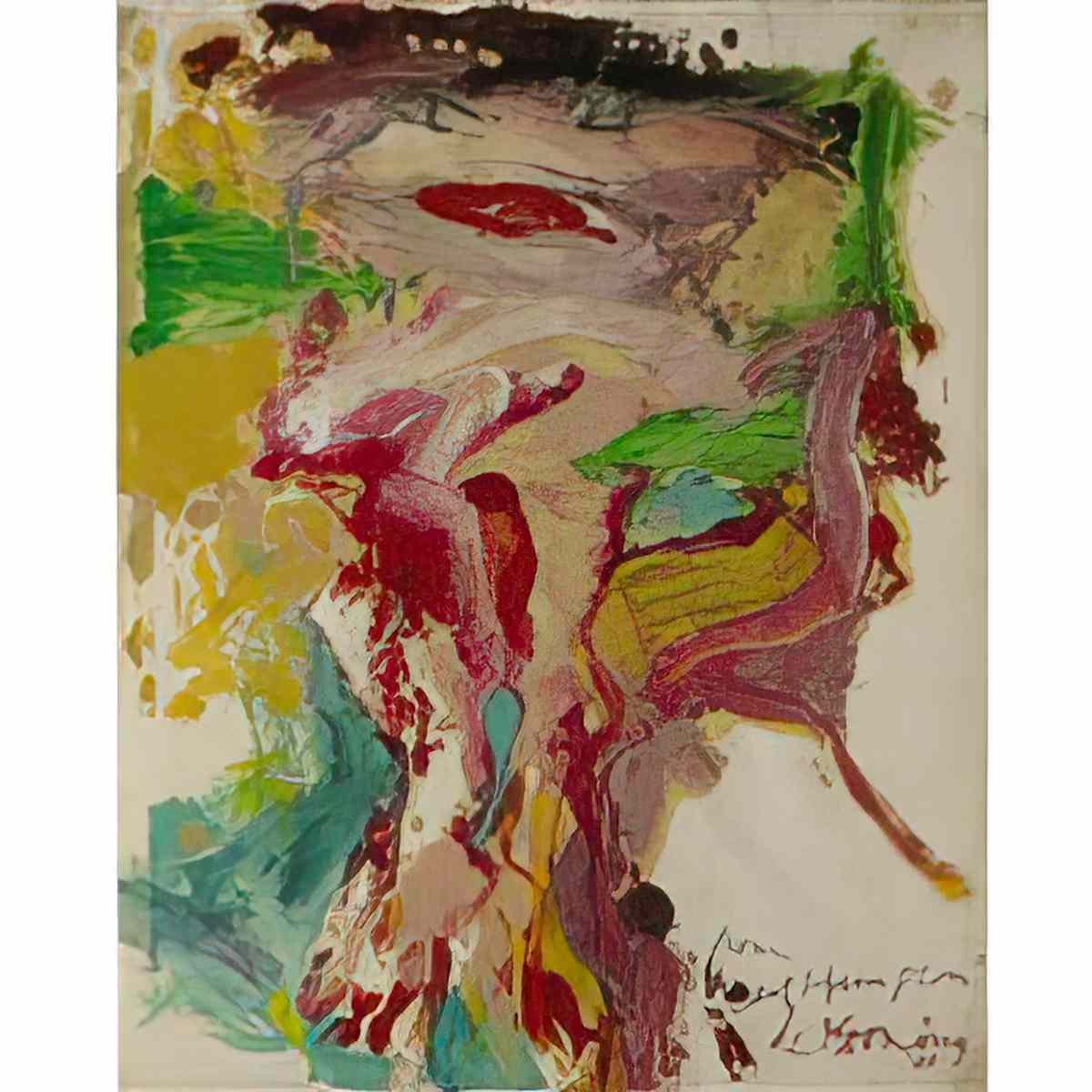 Willem de Kooning untitled264 Art A4 Photo Print