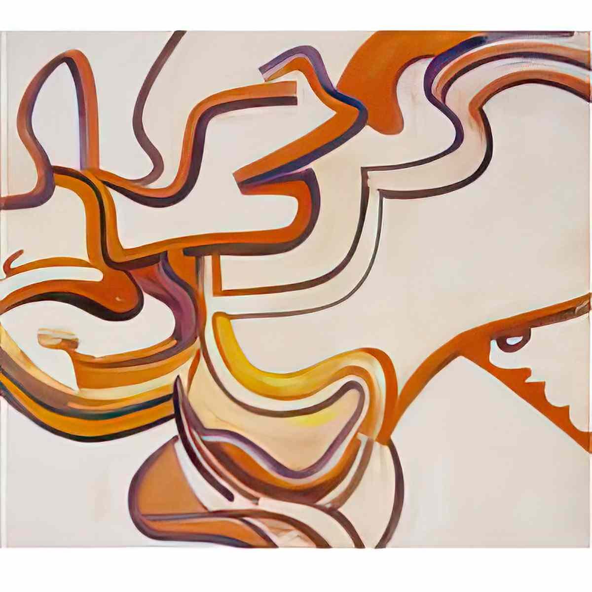 Willem de Kooning untitled265 Art A4 Photo Print