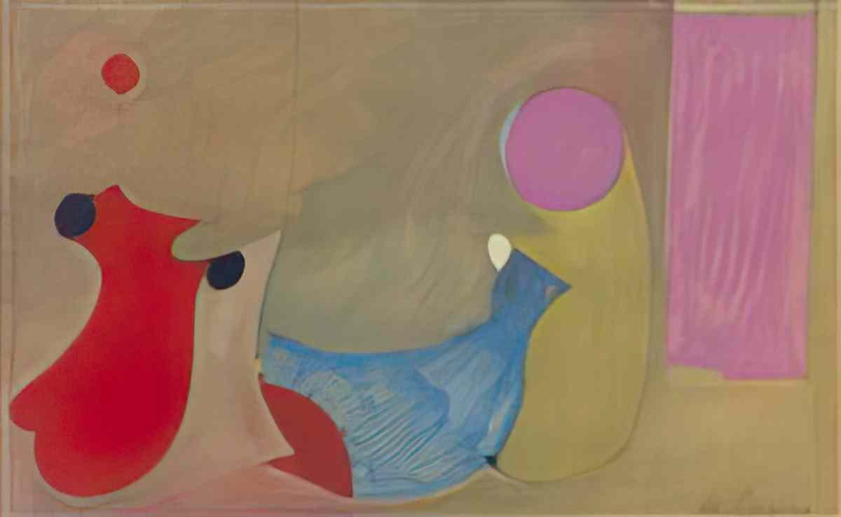 Willem de Kooning untitled271 Art A4 Photo Print