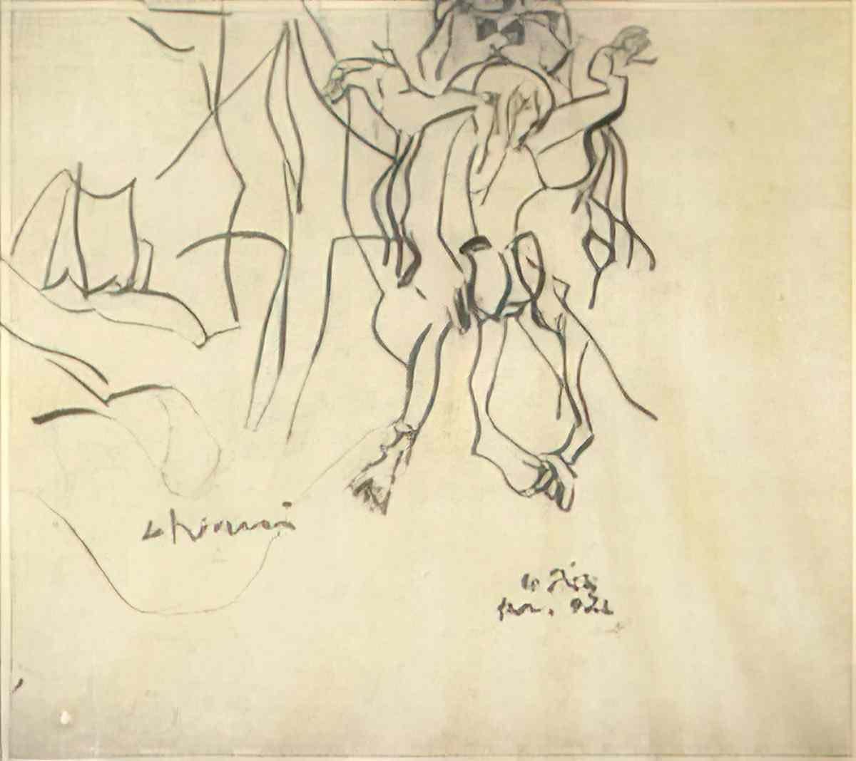 Willem de Kooning untitled274 2 Art A4 Photo Print