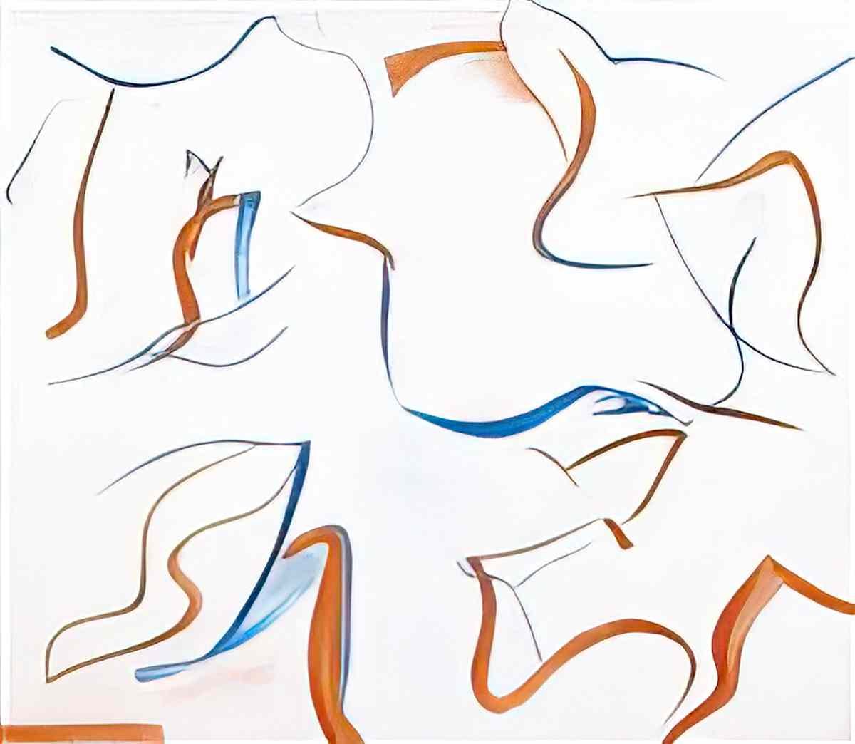 Willem de Kooning untitled277 Art A4 Photo Print