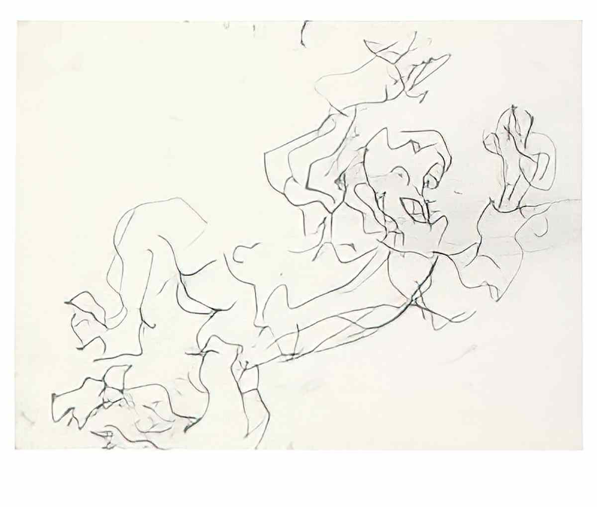 Willem de Kooning untitled28 2 Art A4 Photo Print
