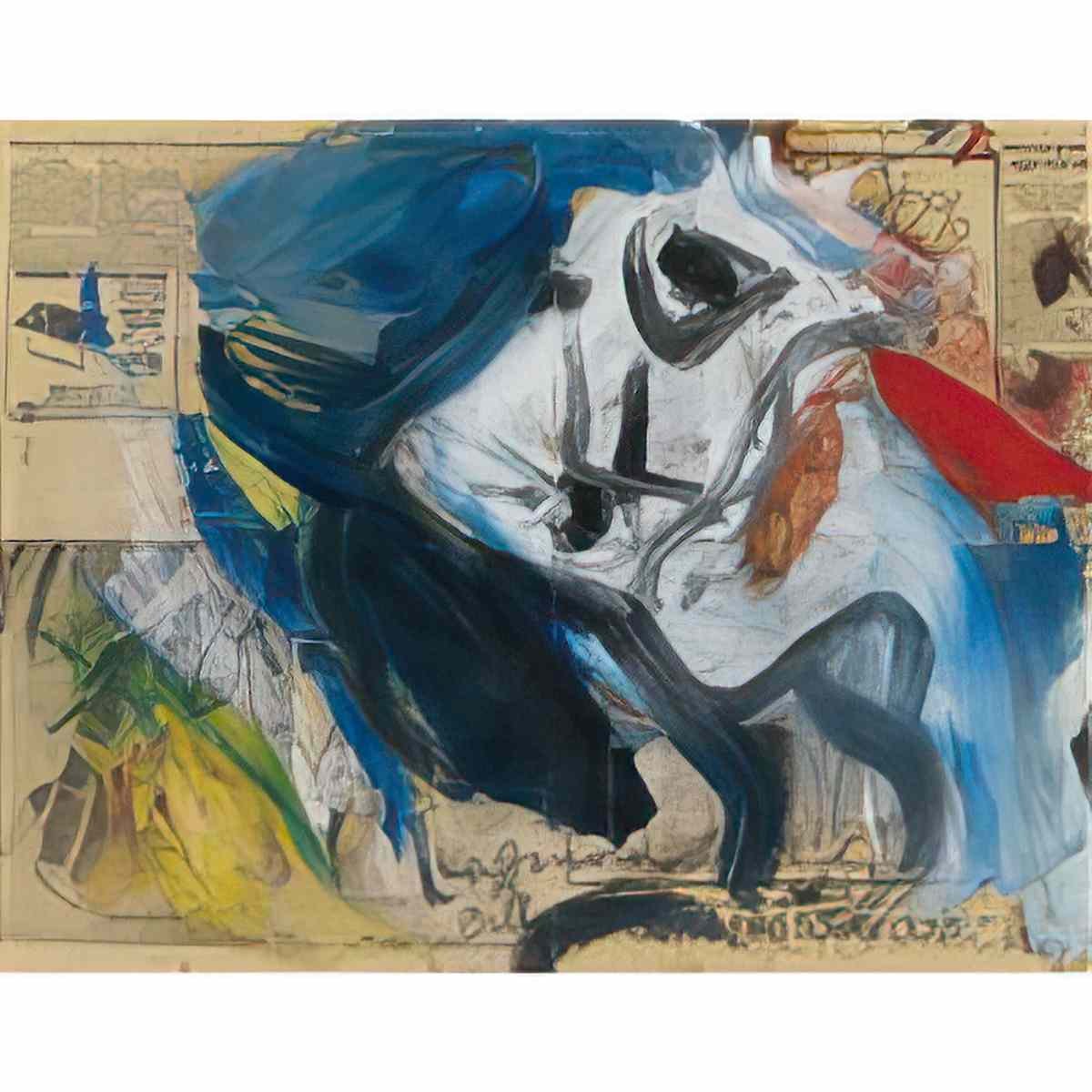 Willem de Kooning untitled285 Art A4 Photo Print