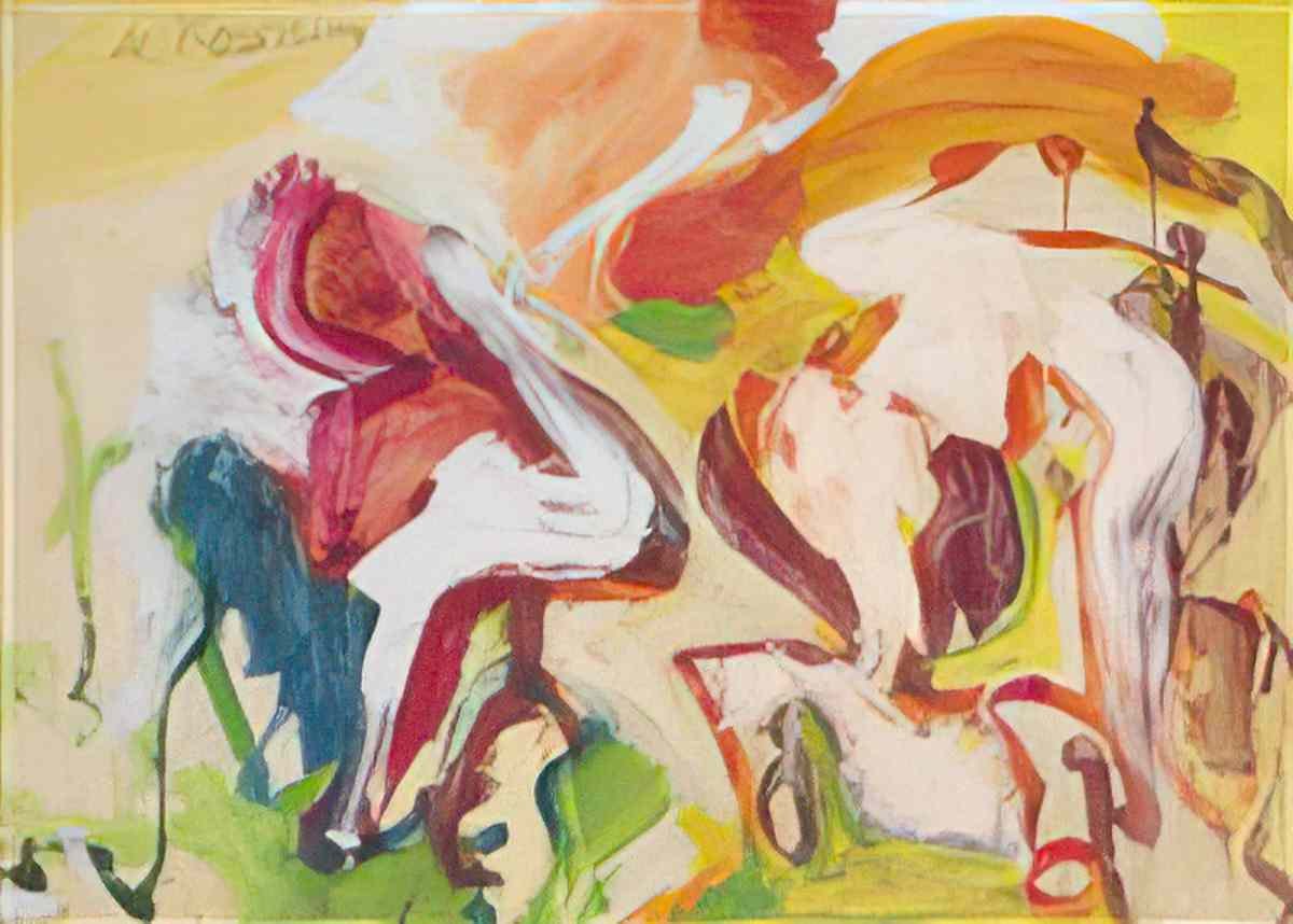 Willem de Kooning untitled290 Art A4 Photo Print