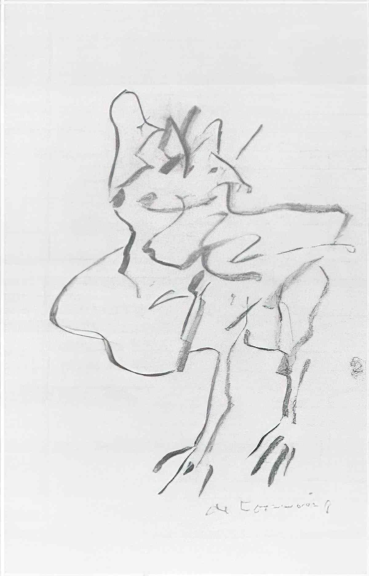 Willem de Kooning untitled293 2 Art A4 Photo Print