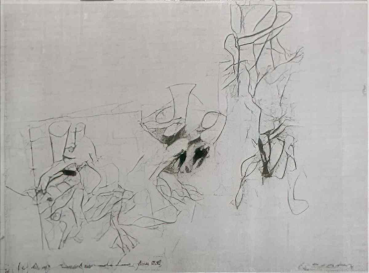 Willem de Kooning untitled298 2 Art A4 Photo Print