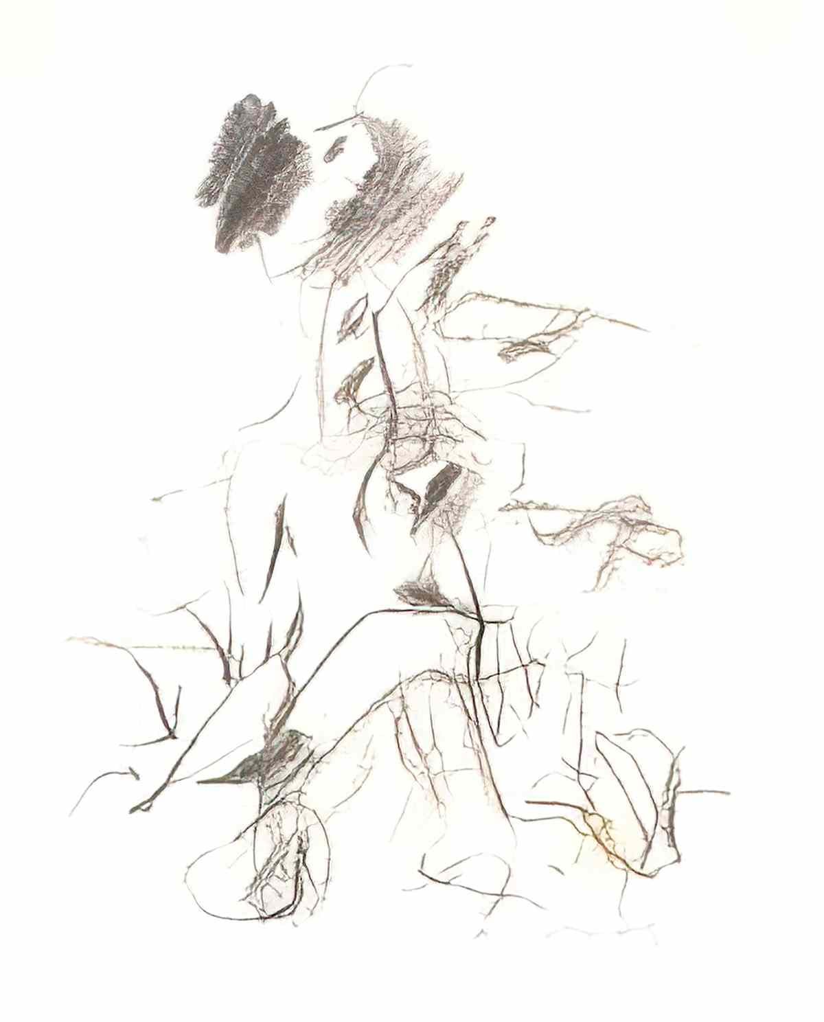 Willem de Kooning untitled301 2 Art A4 Photo Print