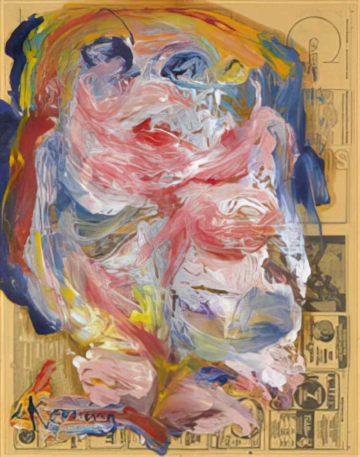 Willem de Kooning untitled306 Art A4 Photo Print