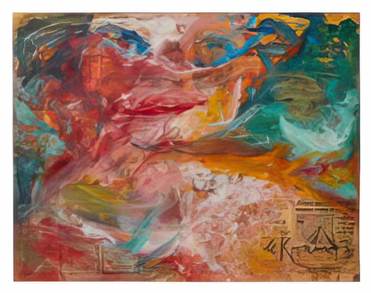 Willem de Kooning untitled307 Art A4 Photo Print