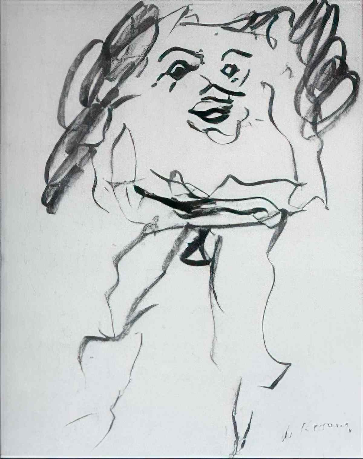 Willem de Kooning untitled308 2 Art A4 Photo Print