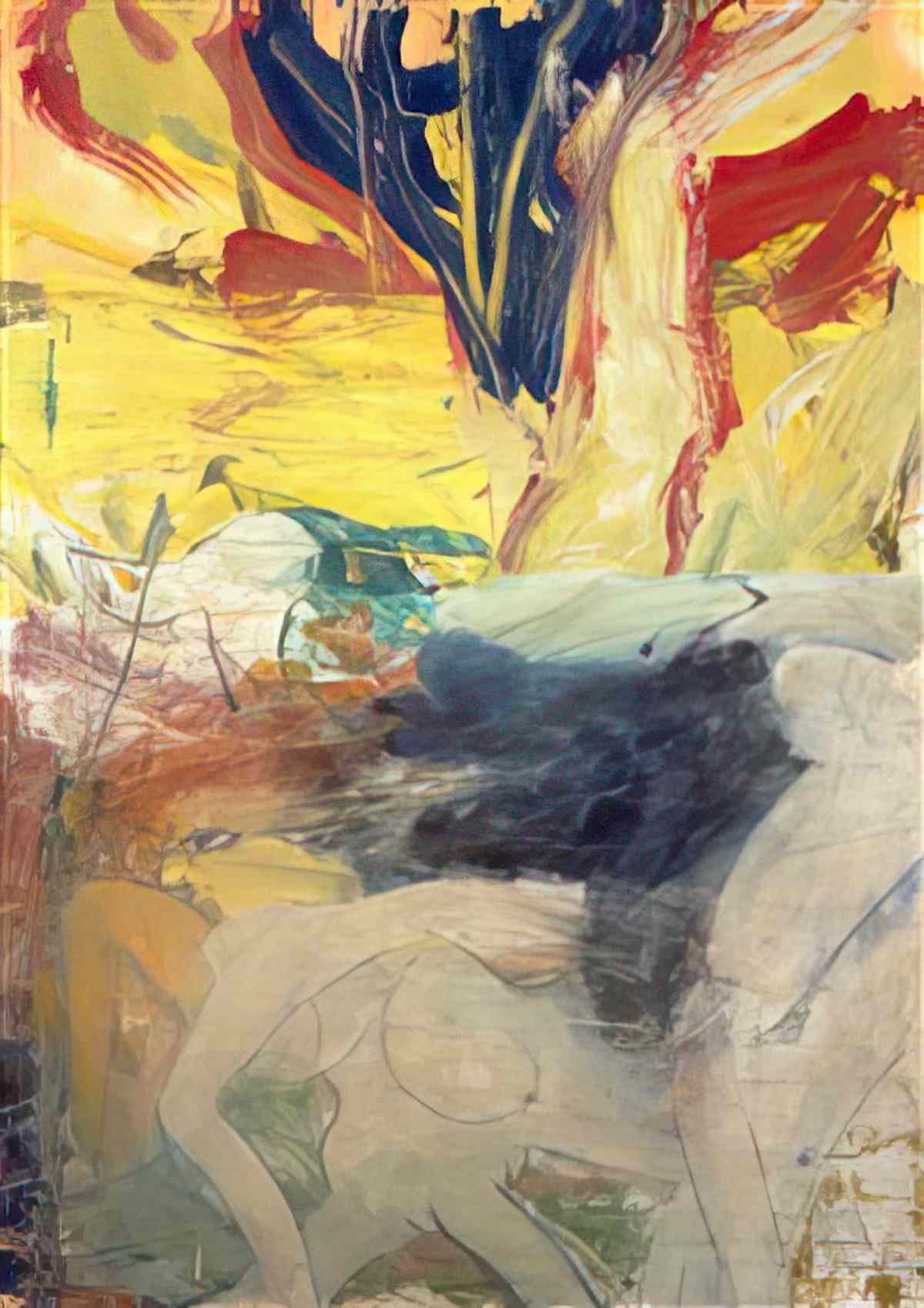 Willem de Kooning untitled313 Art A4 Photo Print