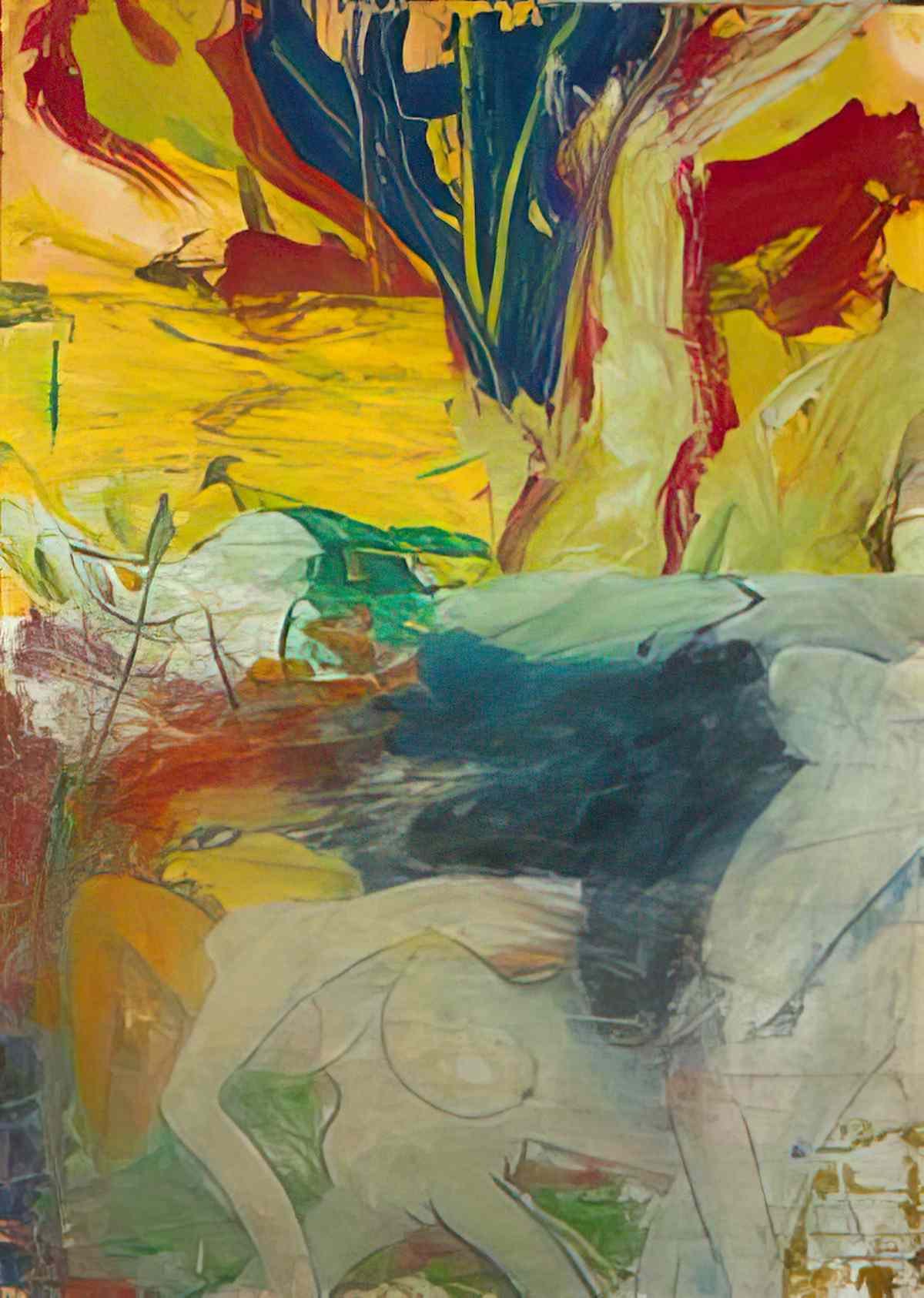 Willem de Kooning untitled314 Art A4 Photo Print