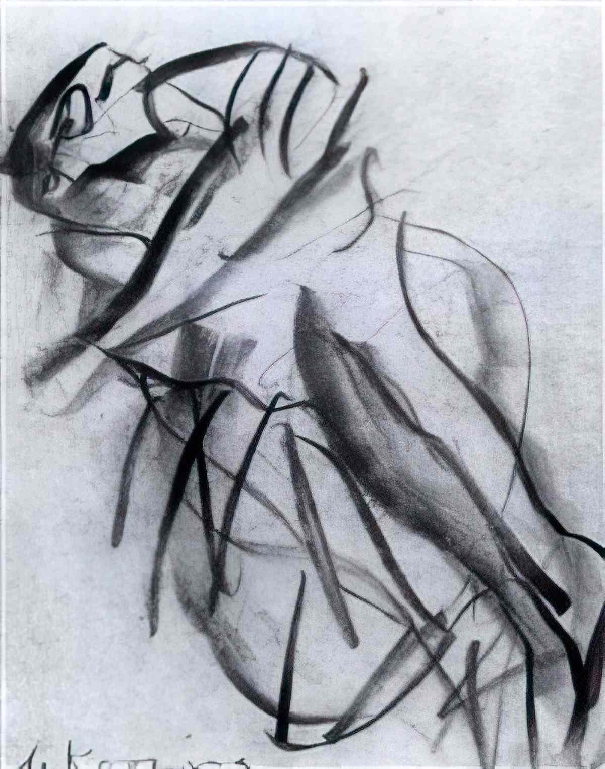 Willem de Kooning untitled315 Art A4 Photo Print