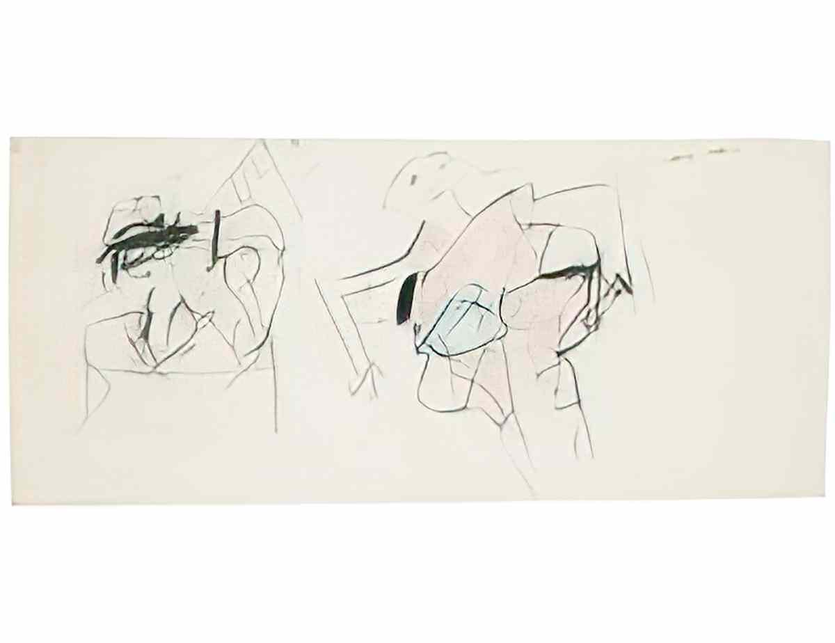 Willem de Kooning untitled32 2 Art A4 Photo Print