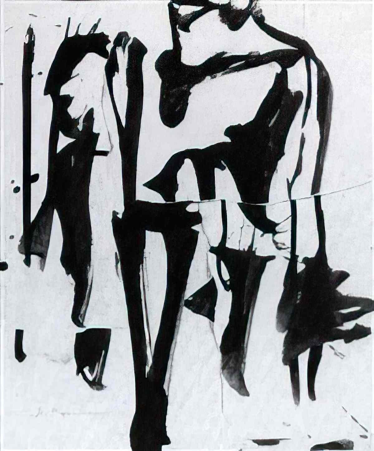 Willem de Kooning untitled320 Art A4 Photo Print