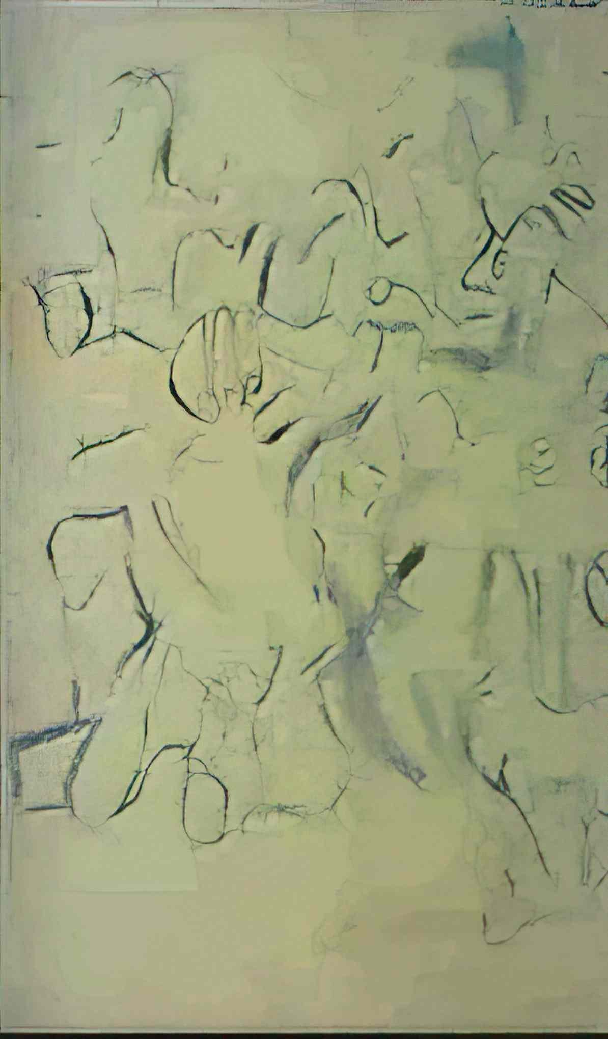Willem de Kooning untitled322 Art A4 Photo Print
