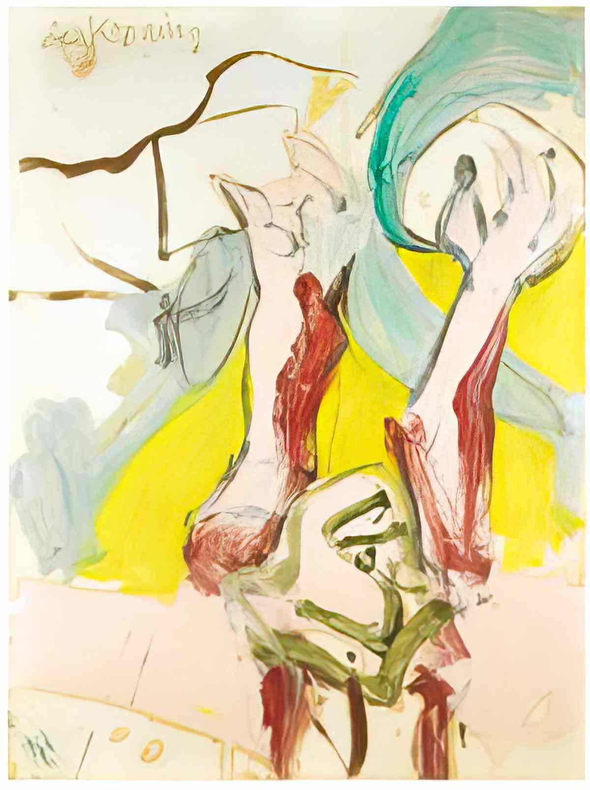 Willem de Kooning untitled33 Art A4 Photo Print