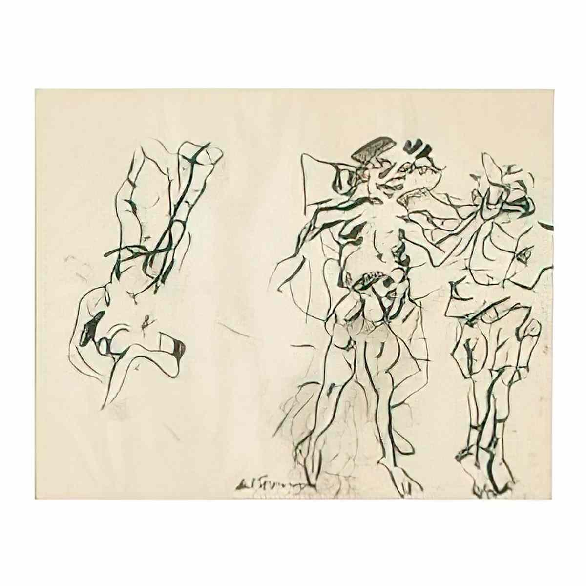 Willem de Kooning untitled4 Art A4 Photo Print