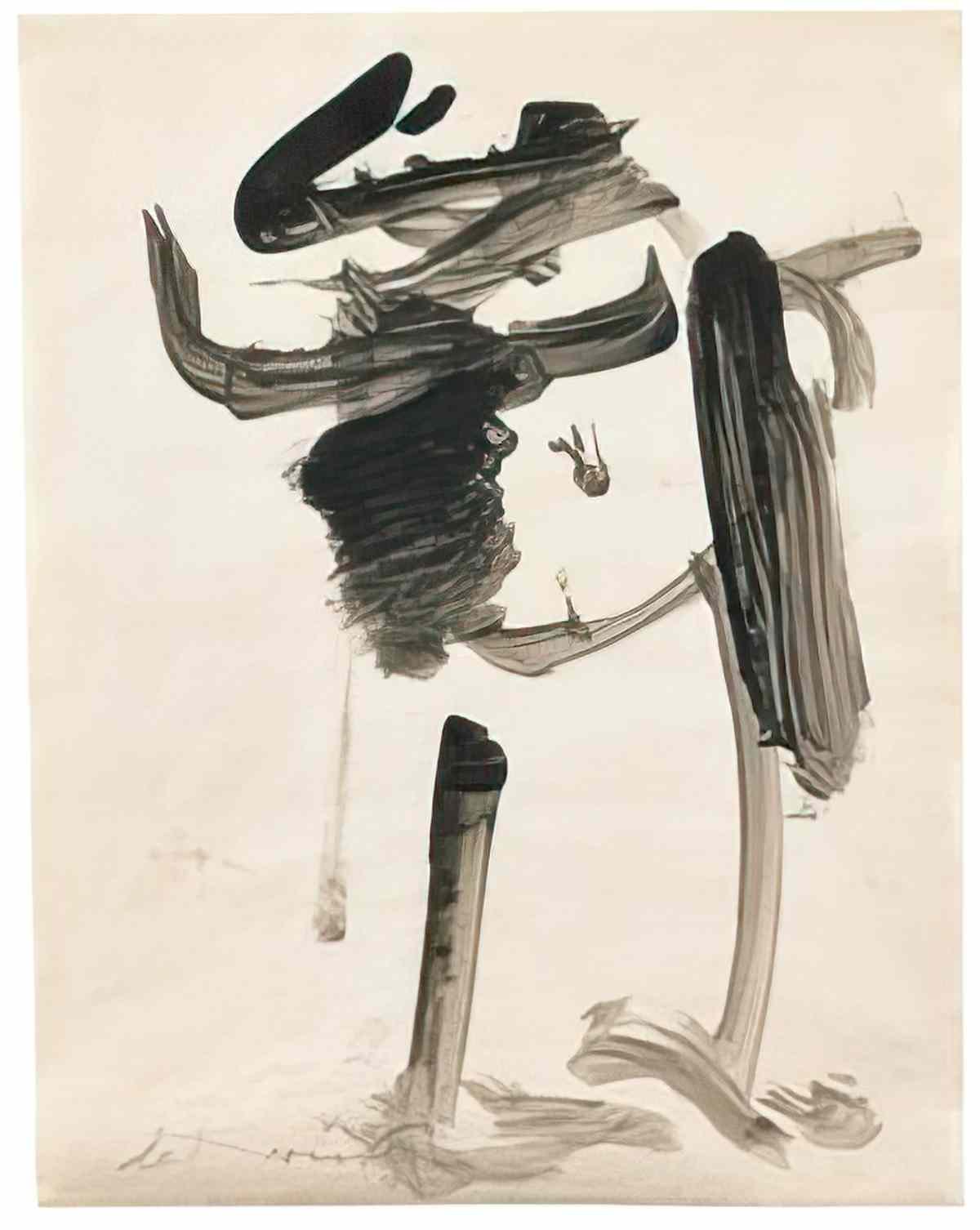 Willem de Kooning untitled45 2 Art A4 Photo Print