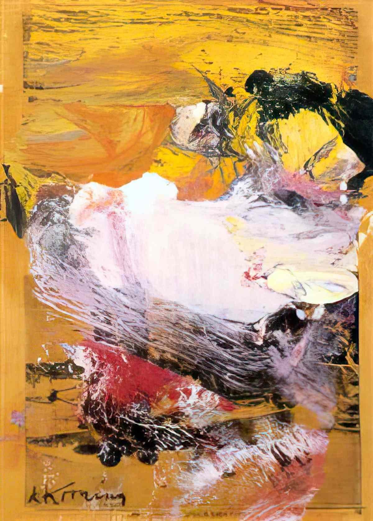 Willem de Kooning untitled46 Art A4 Photo Print