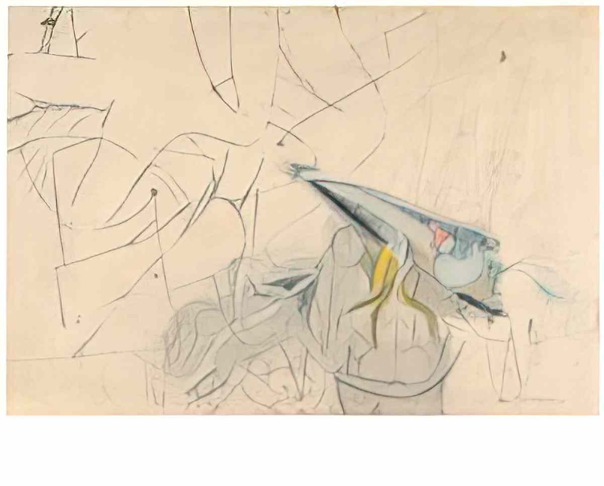 Willem de Kooning untitled47 2 Art A4 Photo Print