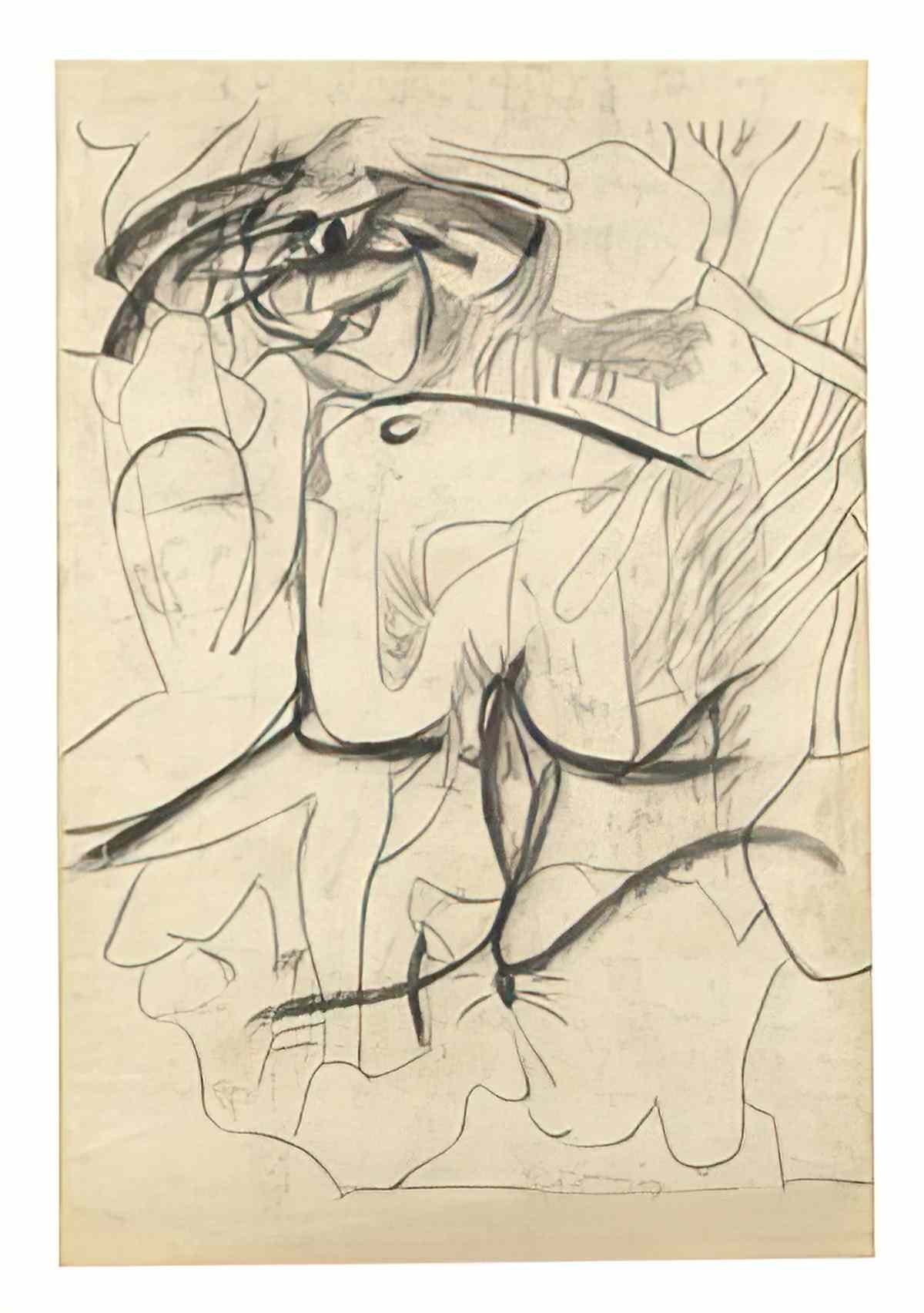 Willem de Kooning untitled48 2 Art A4 Photo Print
