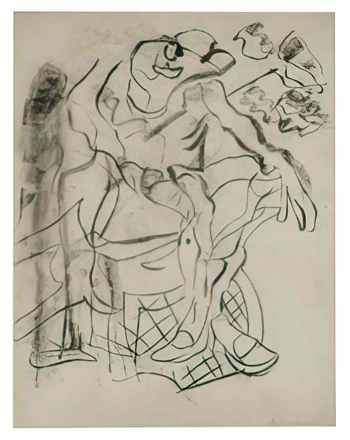 Willem de Kooning untitled49 2 Art A4 Photo Print
