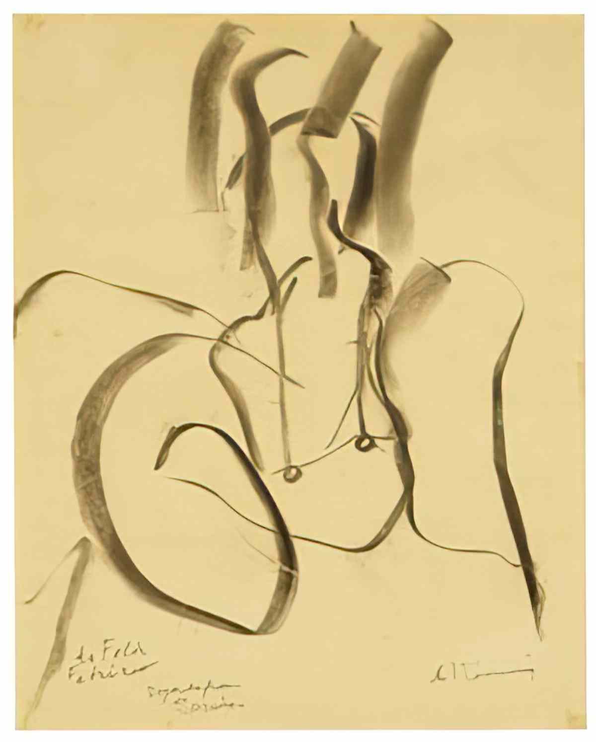 Willem de Kooning untitled51 2 Art A4 Photo Print