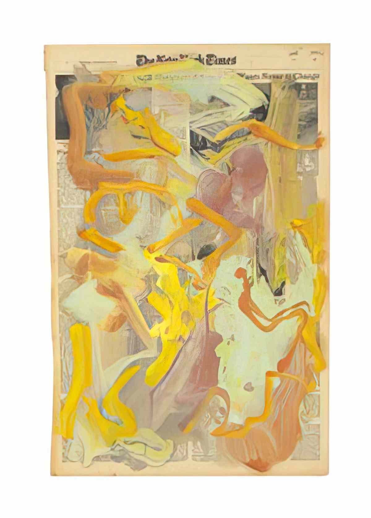 Willem de Kooning untitled55 Art A4 Photo Print