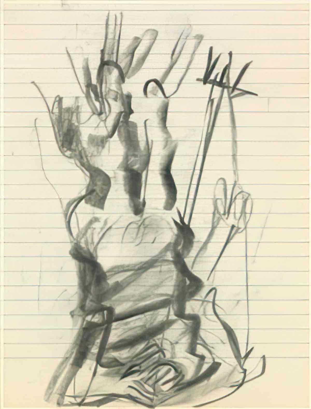 Willem de Kooning untitled56 2 Art A4 Photo Print