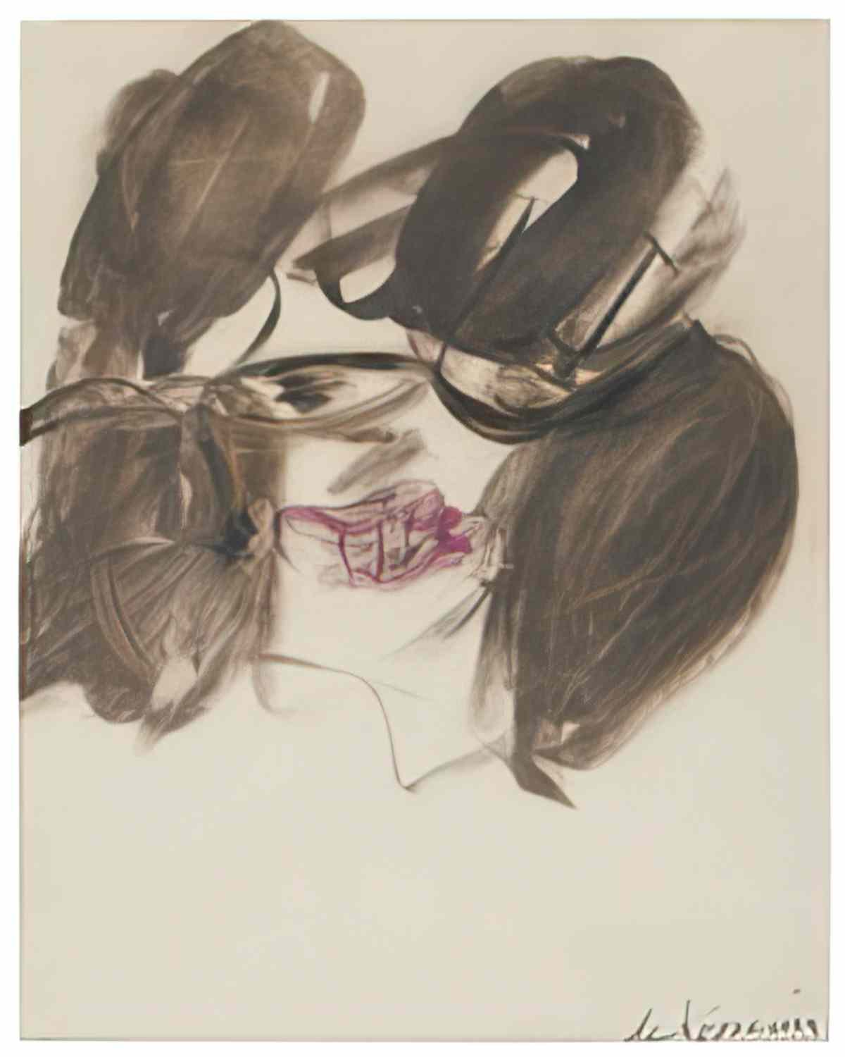 Willem de Kooning untitled58 2 Art A4 Photo Print