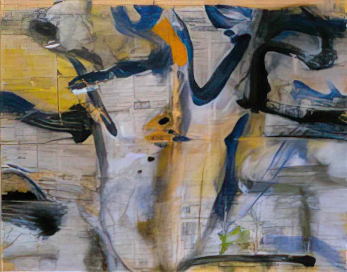 Willem de Kooning untitled68 Art A4 Photo Print