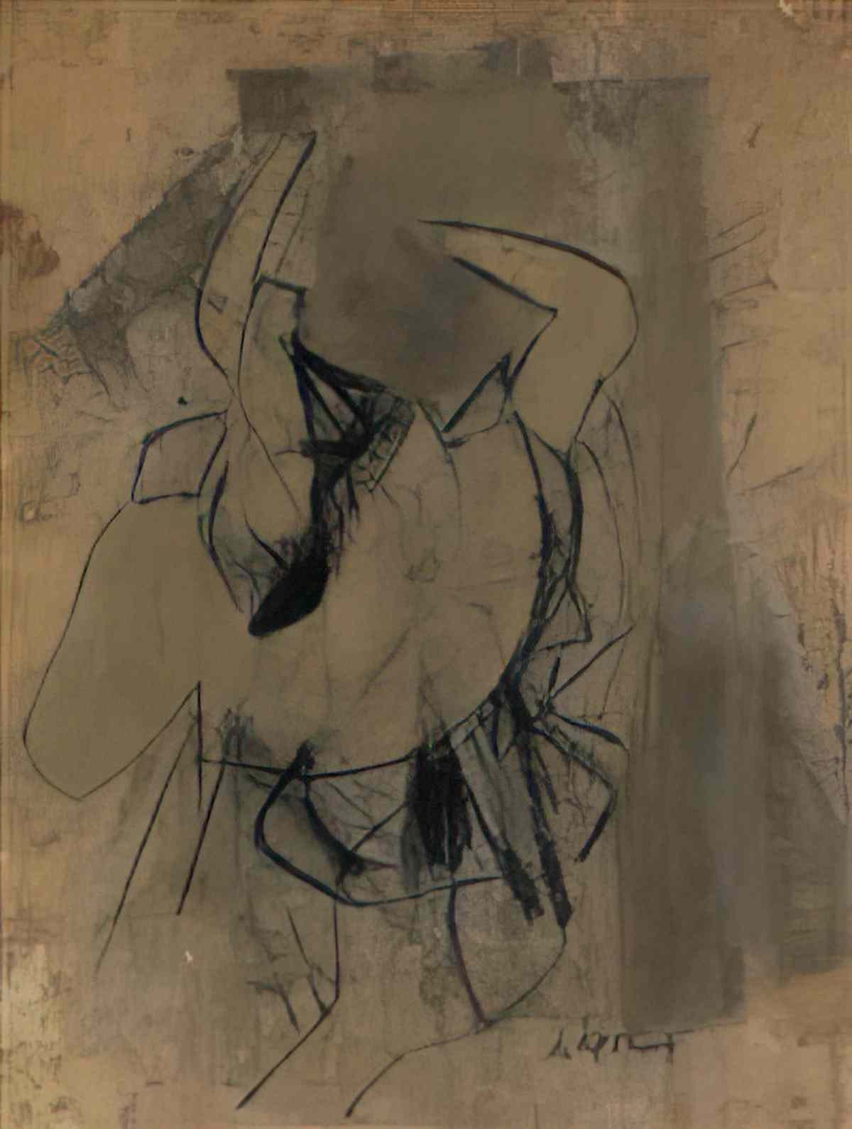 Willem de Kooning untitled73 Art A4 Photo Print