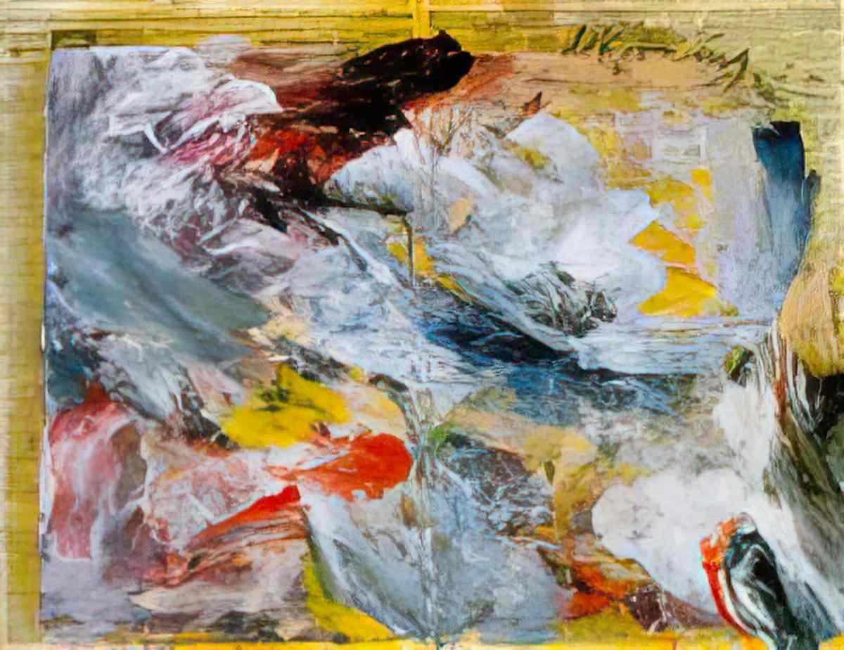 Willem de Kooning untitled75 Art A4 Photo Print