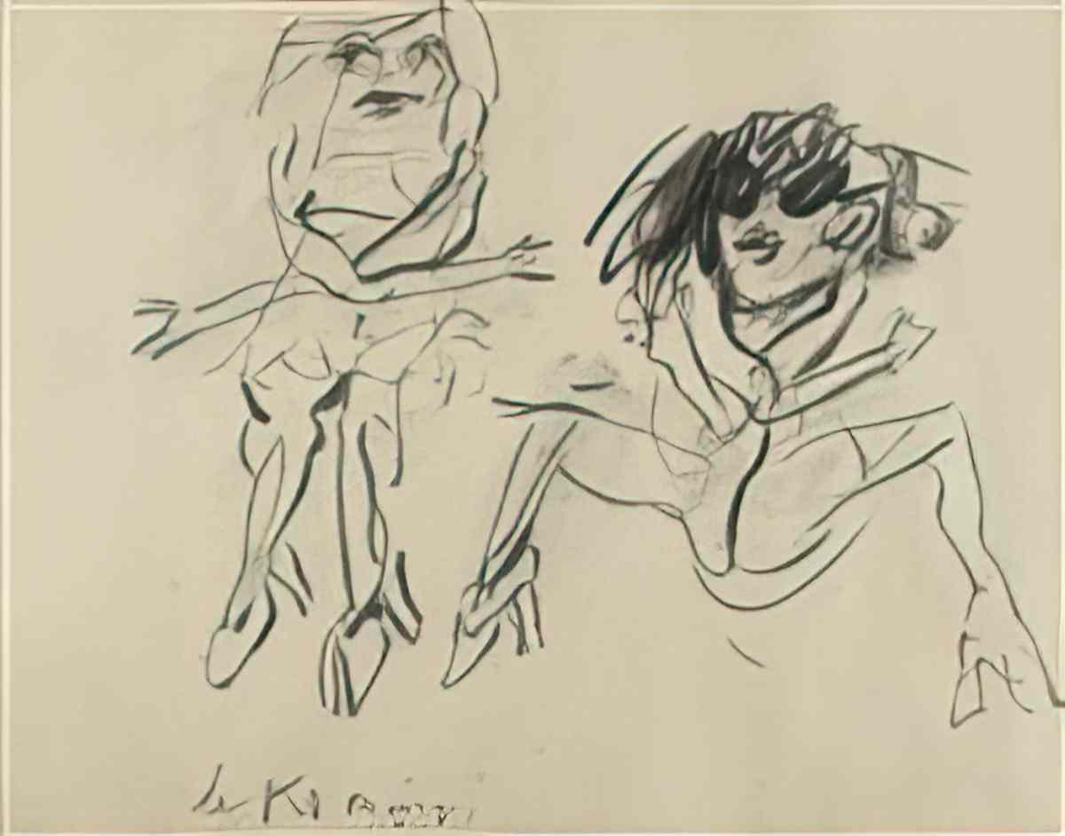Willem de Kooning untitled77 2 Art A4 Photo Print
