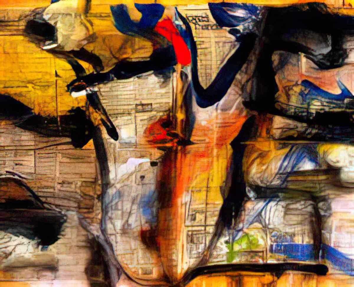Willem de Kooning untitled84 Art A4 Photo Print