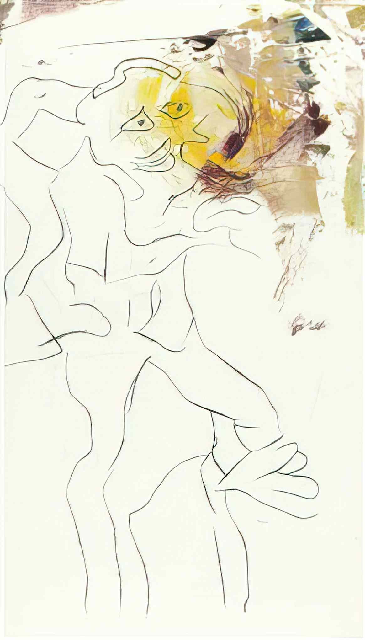 Willem de Kooning untitled87 2 Art A4 Photo Print