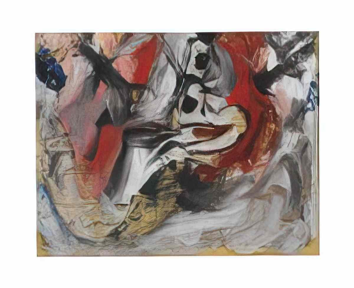 Willem de Kooning untitled89 Art A4 Photo Print