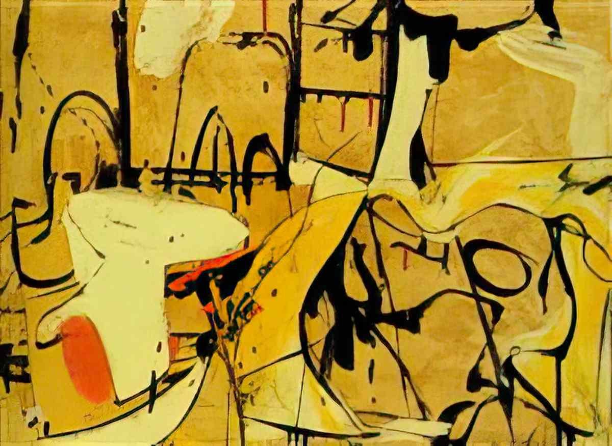 Willem de Kooning untitled92 Art A4 Photo Print